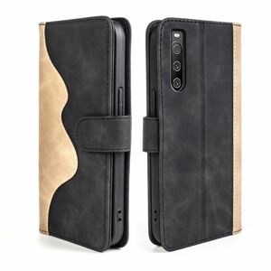 Peňaženkové puzdro Dual Wavy Case čierne – Sony Xperia 10 IV