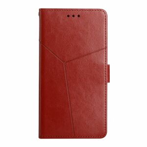 Peňaženkové puzdro Geometric Pattern case hnedé – Oppo A78 5G