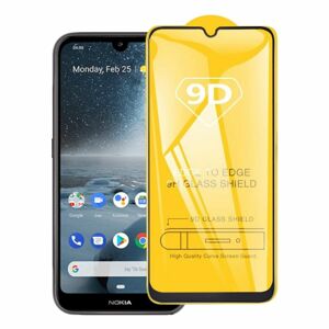 Tvrdené sklo celopovrchové čierne – Nokia 4.2