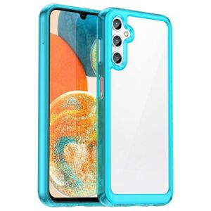 Ochranný kryt Colorful Acrylic case transparentno-modrý – Samsung Galaxy A54 5G