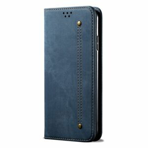 Peňaženkové puzdro Denim Texture modré – Samsung Galaxy A34 5G
