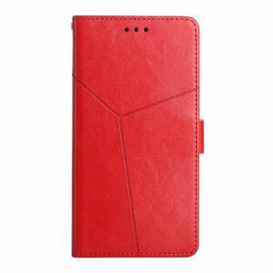 Peňaženkové puzdro Geometric Pattern case červené – Xiaomi Redmi Note 12