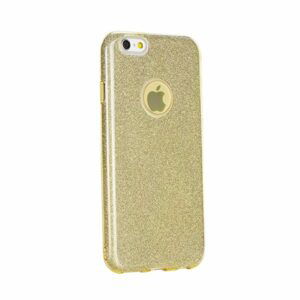 Ligotavý Kryt Forcell Shining zlatý – iPhone Xr