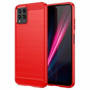 Zadný Kryt Carbon červený – T Phone Pro