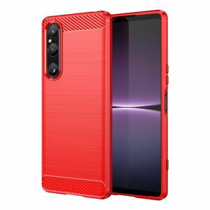 Zadný Kryt Carbon červený – Sony Xperia 1 V