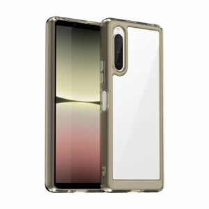 Ochranný kryt Colorful Acrylic case transparentno-sivý – Sony Xperia 10 V