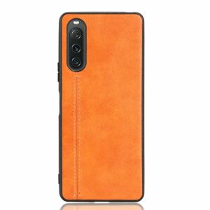 Kryt Shockproof Sewing Cow Pattern oranžový – Sony Xperia 10 V