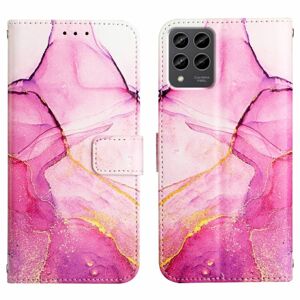 Knižkové puzdro Marble Pattern case tmavoružové – T Phone Pro / T Phone Pro