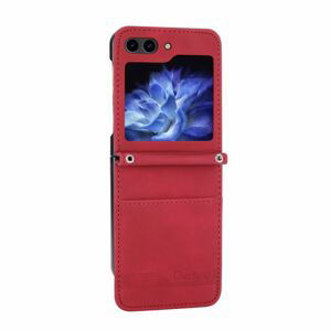 Peňaženkové puzdro Dierfeng Dream červené – Samsung Galaxy Z Flip 5