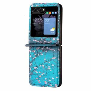 Kryt Trendy Colored case Kvety – Samsung Galaxy Z Flip 5