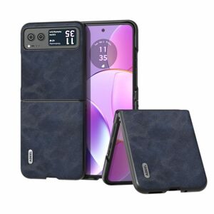 Kryt Abeel Cowhide Case modrý – Motorola Razr 40