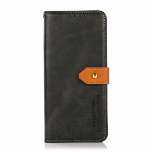 Peňaženkové puzdro Khazneh Dual-color case čierne – Honor 90