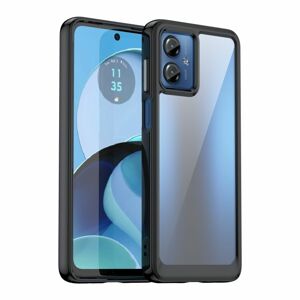 Ochranný kryt Colorful Acrylic case čierny – Motorola Moto G14