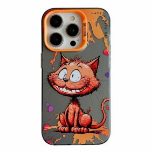 Zadný kryt na mobil Oil Painting case Usmievavá mačka – Apple iPhone 15 Pro Max