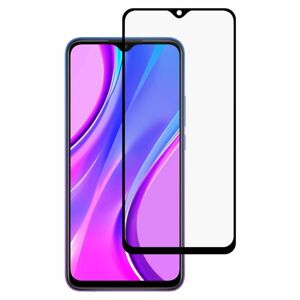 Tvrdené sklo celopovrchové čierne – Xiaomi Redmi 9