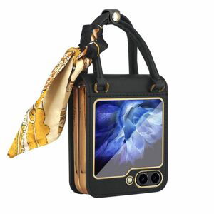 Peňaženkové puzdro Handbag Case čierne s ochranou na vonkajší displej – Samsung Galaxy Z Flip 5