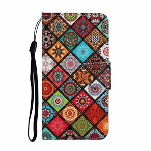 Knižkové puzdro Trendy Cross case Farebné mandaly - Apple iPhone 15