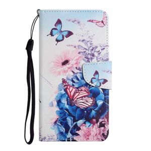 Knižkové puzdro Trendy Cross case Fialový motýľ - Apple iPhone 15 Pro