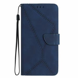 Peňaženkové puzdro Embossing Pattern Stitchy case modré – Oppo A38