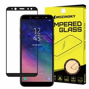 Tvrdené sklo celopovrchové 9H Wozinsky čierne – Samsung Galaxy A6 2018