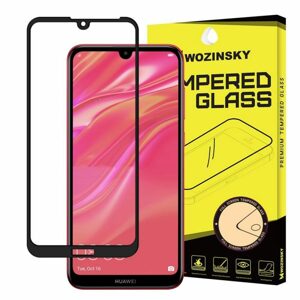 Tvrdené sklo celopovrchové 9H Wozinsky čierne – Huawei Y5 2019 / Honor 8S