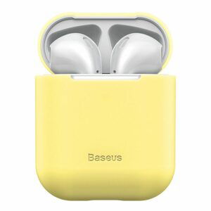 Puzdro Baseus Silica Gel Protector žlté – Apple AirPods