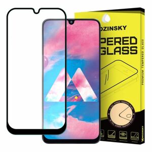 Tvrdené sklo celopovrchové 9H Wozinsky čierne – Samsung Galaxy M30