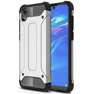 Odolný kryt Hybrid Armor strieborný – Huawei Y5 2019 / Honor 8S