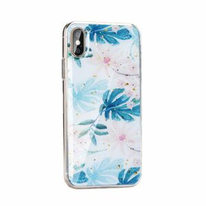 Zadný kryt s potlačou Marble kvety – iPhone 11 Pro Max