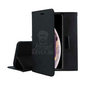 Peňaženkové puzdro Fancy Book čierne – iPhone Xs Max