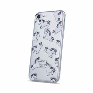 Zadný kryt Trendy s potlačou Unicorn transparentný – Samsung Galaxy S10