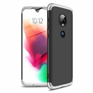 Puzdro 360 Protection čierno-strieborné – Motorola Moto G7 / Moto G7 Plus