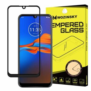 Tvrdené sklo celopovrchové 9H Wozinsky čierne – Motorola Moto E6 Plus