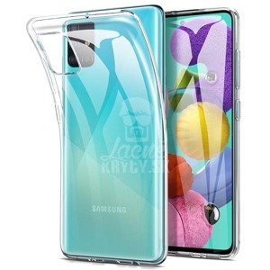 Transparentný silikónový kryt Slim 1,8mm – Samsung Galaxy A51