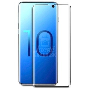 Tvrdené sklo 5D Premium celopovrchové 9H čierne – Samsung Galaxy S10