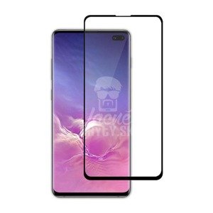 Tvrdené sklo 5D Premium celopovrchové 9H čierne – Samsung Galaxy S10 Plus