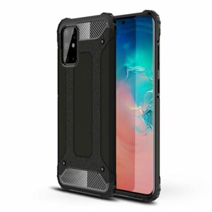 Odolný kryt Hybrid Armor čierny – Samsung Galaxy S20 Plus