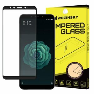 Tvrdené sklo celopovrchové 9H Wozinsky čierne – Xiaomi Mi A2