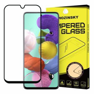 Tvrdené sklo celopovrchové 9H Wozinsky čierne – Samsung Galaxy A71 / Note 10 Lite