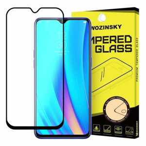 Tvrdené sklo celopovrchové 9H Wozinsky čierne – Realme 3 Pro