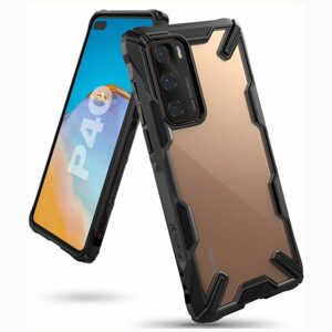 Odolný kryt Ringke Fusion X transparentno-čierny – Huawei P40