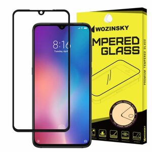 Tvrdené sklo celopovrchové 9H Wozinsky čierne – Xiaomi Mi 9