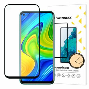 Tvrdené sklo celopovrchové 9H Wozinsky čierne – Xiaomi Redmi Note 9