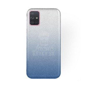 Ligotavý Kryt Forcell Shining transparentno-modrý – Samsung Galaxy A21s