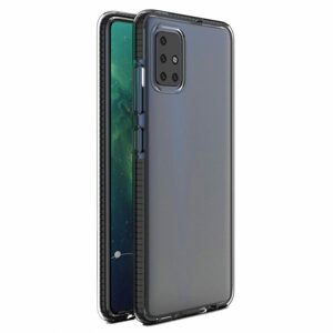 Transparentný kryt Spring Case 1mm čierny rám – Samsung Galaxy A21s