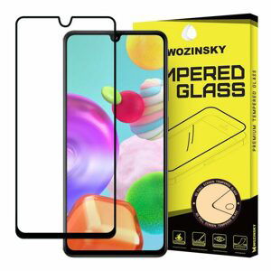 Tvrdené sklo celopovrchové 9H Wozinsky čierne – Samsung Galaxy A41