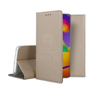 Knižkové puzdro Smart Case Book zlaté – Samsung Galaxy M31s