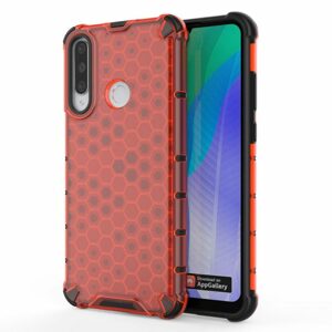 Odolný kryt Honeycomb Armor červený – Huawei Y6p