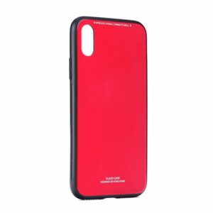 Sklenený kryt Glass Case červený – Samsung Galaxy A21s