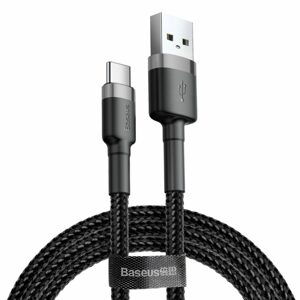 Dátový kábel Baseus Cafule Cable USB / USB-C QC3.0 3A 1m čierny